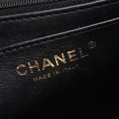 Chanel Shoulder Bag Quilted Black Leather Small Flap Chain — view 4