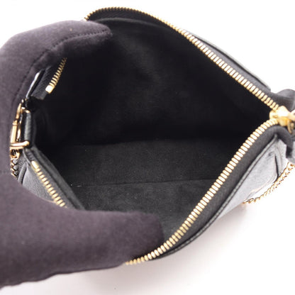 Louis Vuitton Handbag Mini Pochette Soir Bicolor Monogram Empreinte Black Beige — view 3
