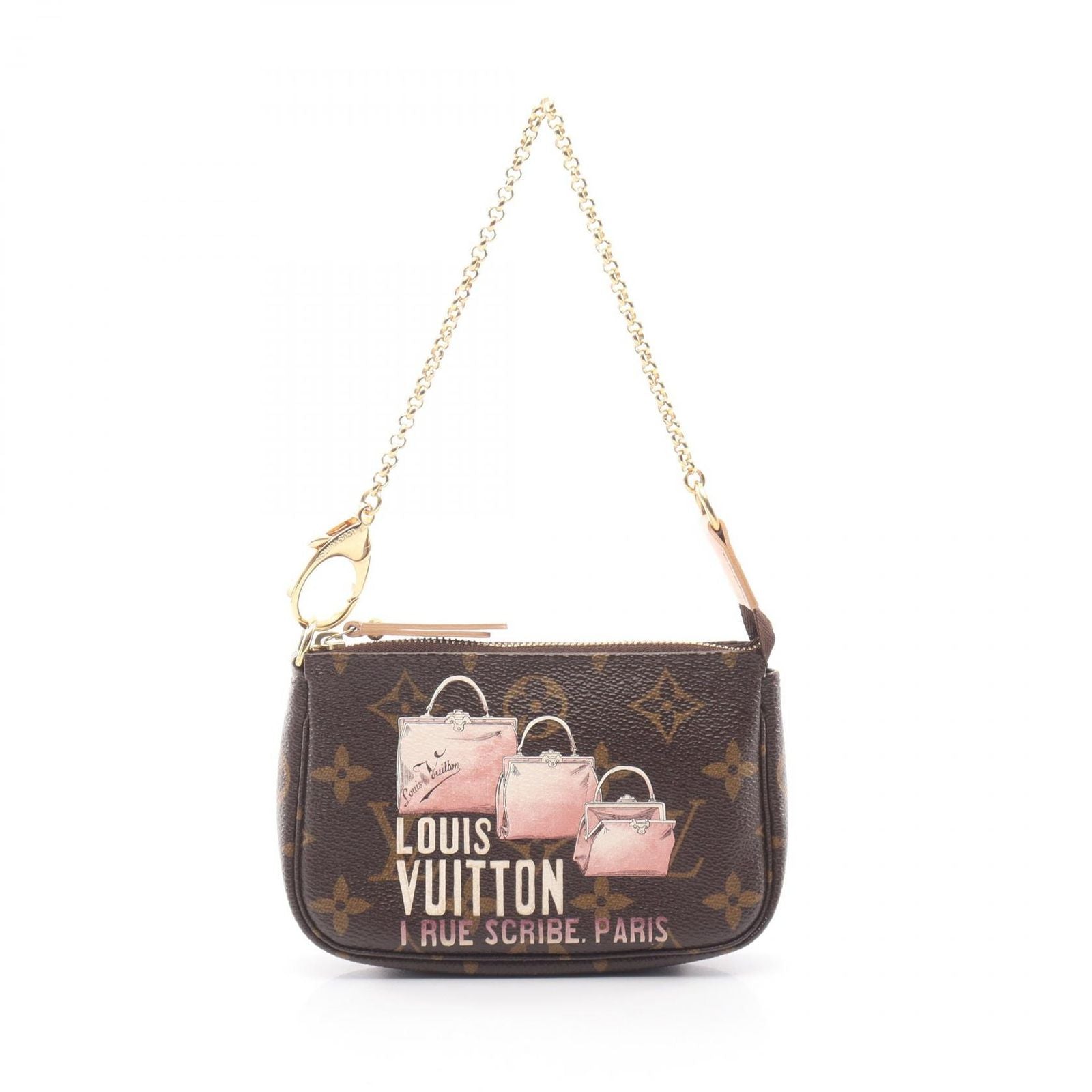 Louis Vuitton Handbag Mini Pochette Soir Monogram Leather