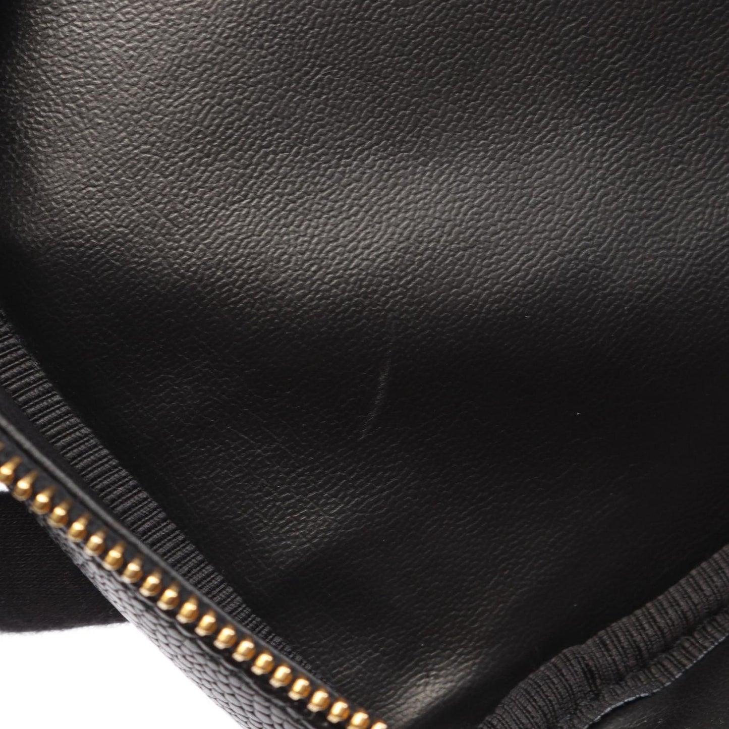 Chanel Handbag CC Logo Black Caviar Leather Vertical Vanity — view 7