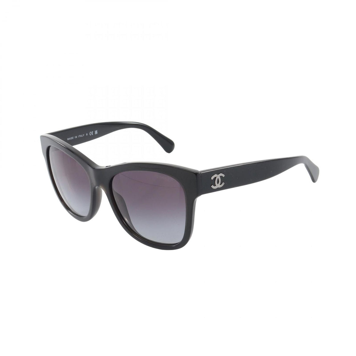 Chanel Sunglasses CC Logo Gradient Lens Lame Eyewear — view 2