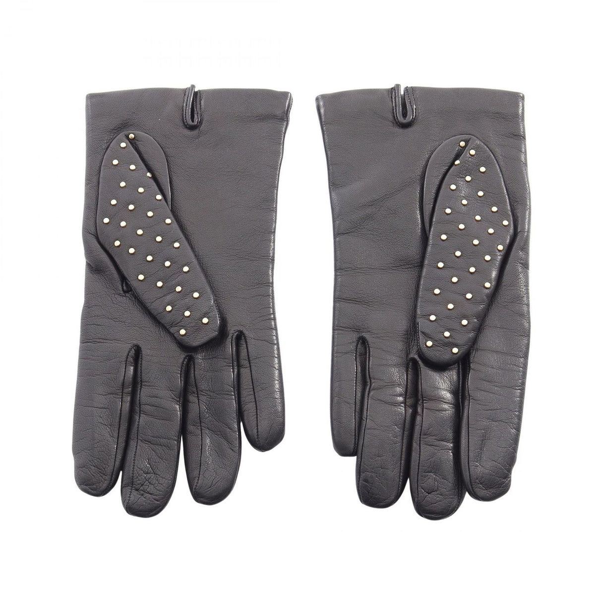 Prada Gloves Triangle Plate Studs Lambskin — view 2