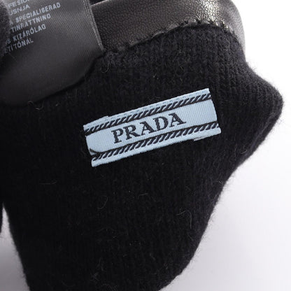 Prada Gloves Triangle Plate Studs Lambskin — view 3