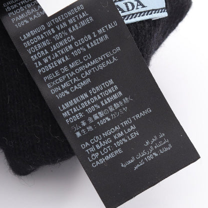 Prada Gloves Triangle Plate Studs Lambskin — view 4