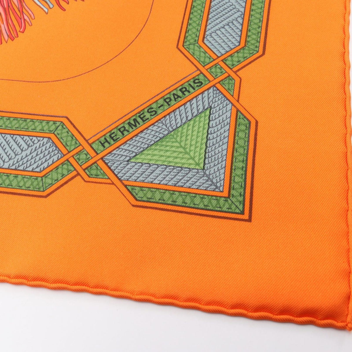 Hermes Scarf Carre 90 Cuirs du Desert Silk — view 5