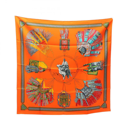 Hermes Scarf Carre 90 Cuirs du Desert Silk