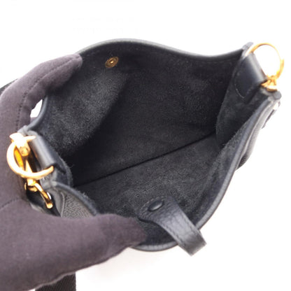 Hermes Shoulder Bag Evelyne Amazon TPM Black Leather — view 3