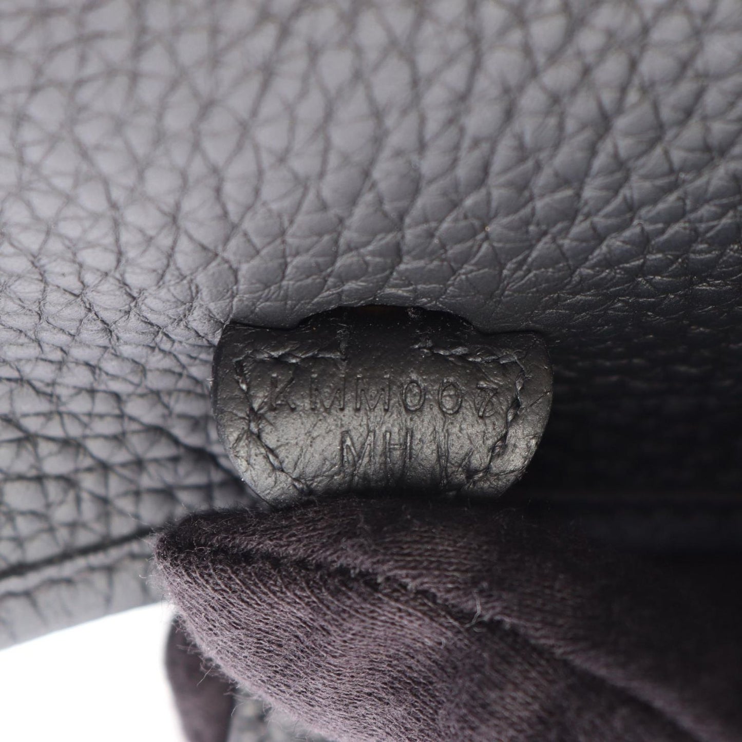 Hermes Shoulder Bag Evelyne Amazon TPM Black Leather — view 5