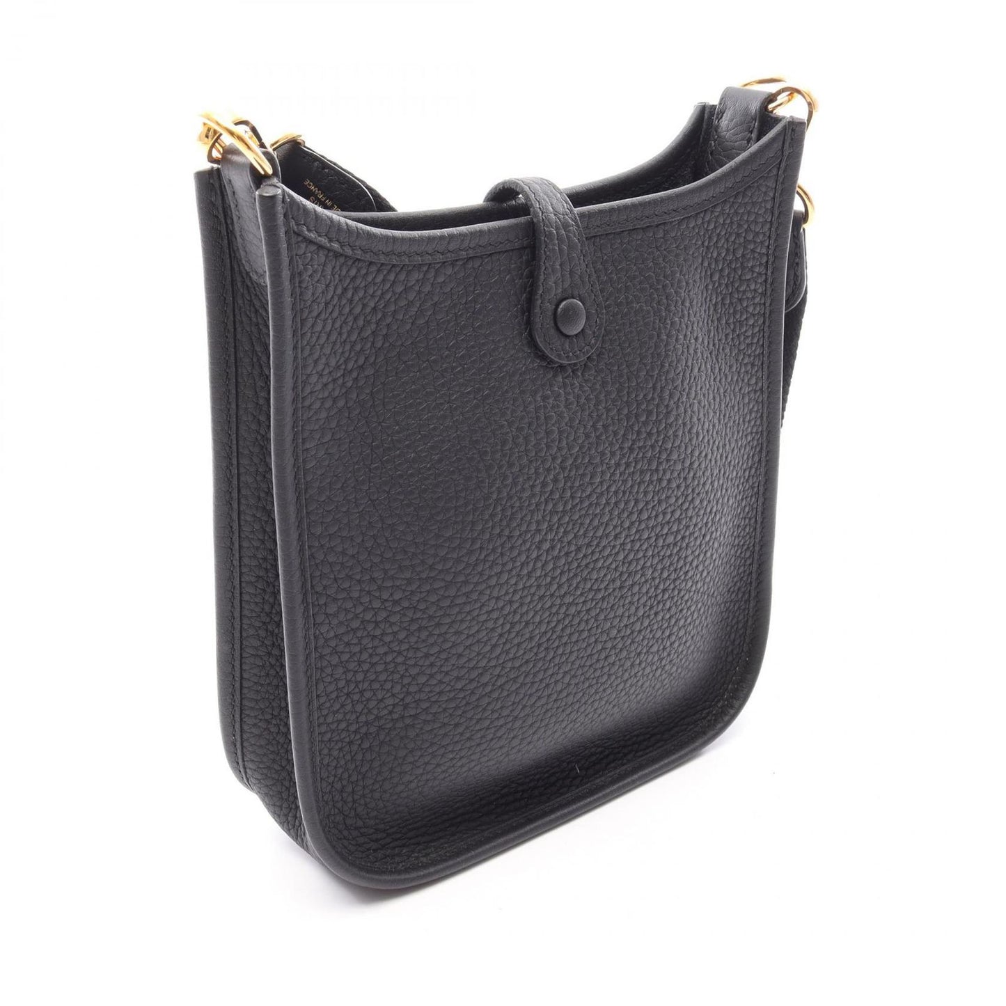 Hermes Shoulder Bag Evelyne Amazon TPM Black Leather — view 2