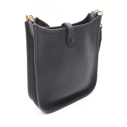 Hermes Shoulder Bag Evelyne Amazon TPM Black Leather — view 2