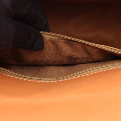Celine Shoulder Bag Macadam Star Ball Brown Dark Canvas Leather — view 5