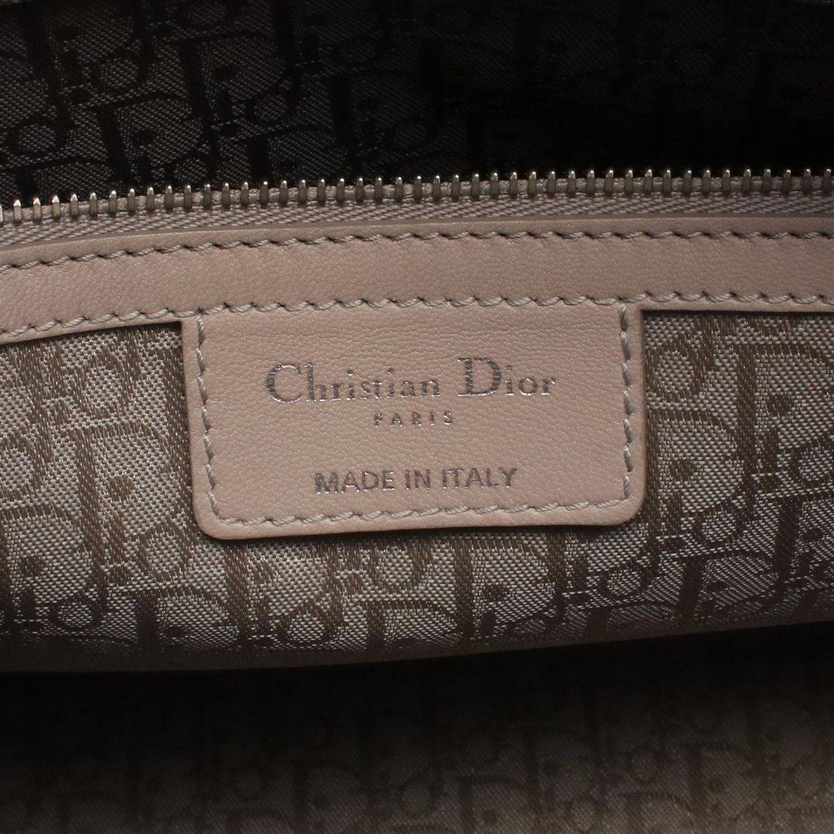 Dior Handbag Lady Dior Large 2-Way Light Beige Leather Lady Dior Tote — view 4