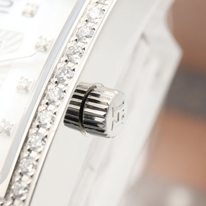 Hermes Watch White Shell Stainless Steel Diamond — view 7
