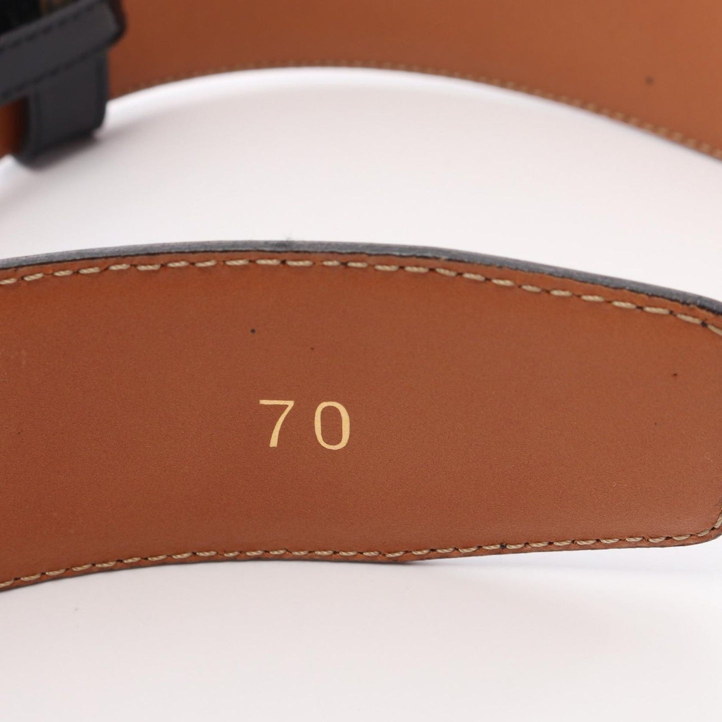 Celine Belt Saluki Gold Patent Leather — view 5