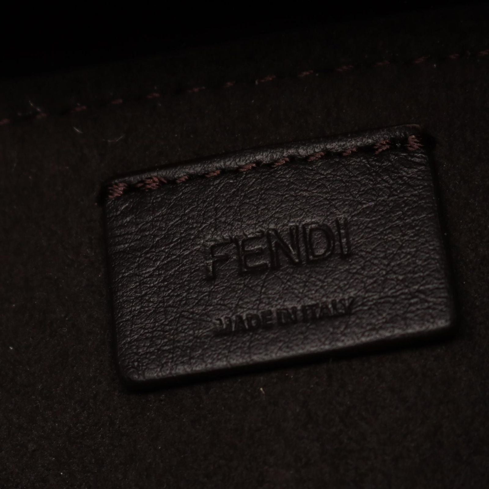 Fendi Shoulder Bag Origami Mini Canvas Leather — view 4