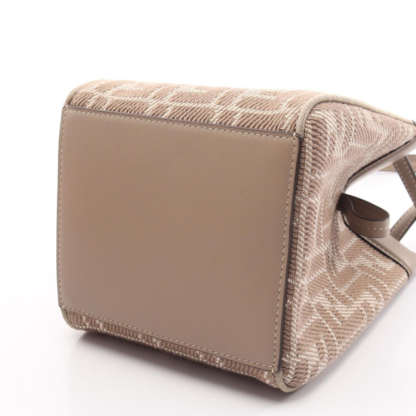Fendi Shoulder Bag Origami Mini Canvas Leather — view 5