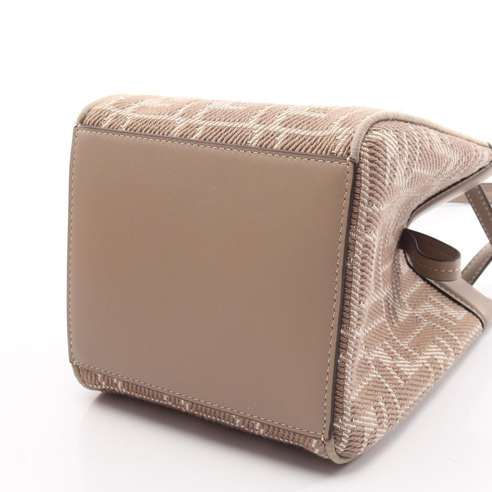 Fendi Shoulder Bag Origami Mini Canvas Leather — view 5