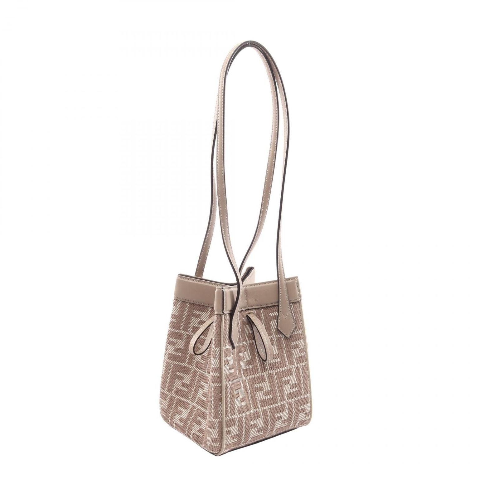 Fendi Shoulder Bag Origami Mini Canvas Leather — view 2