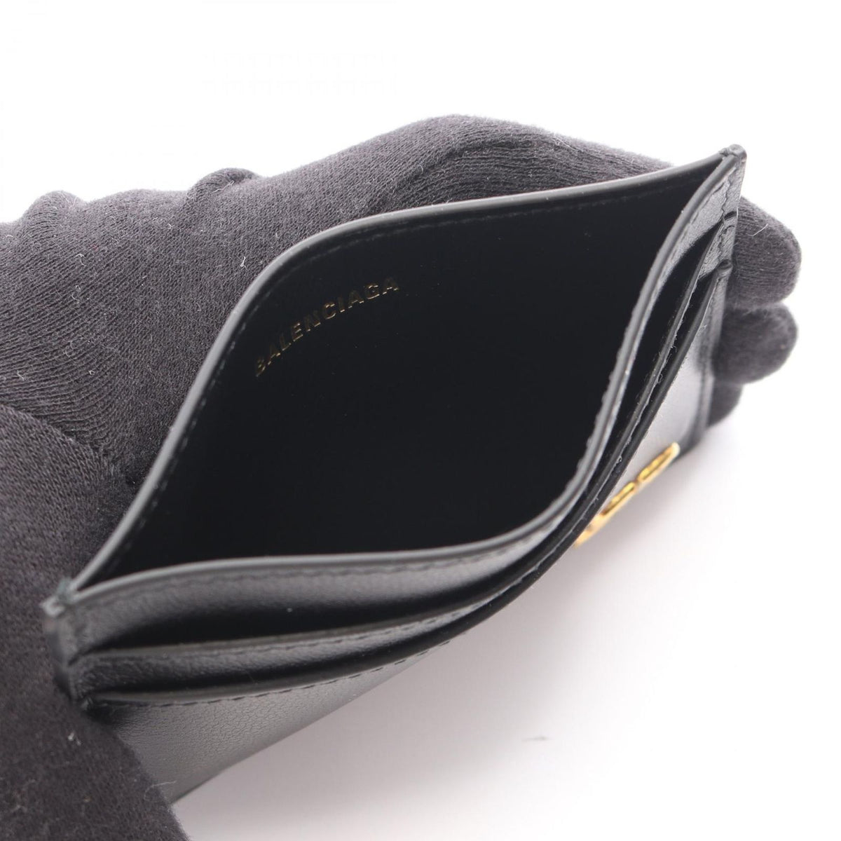 Balenciaga Card Case Monaco Leather — view 3