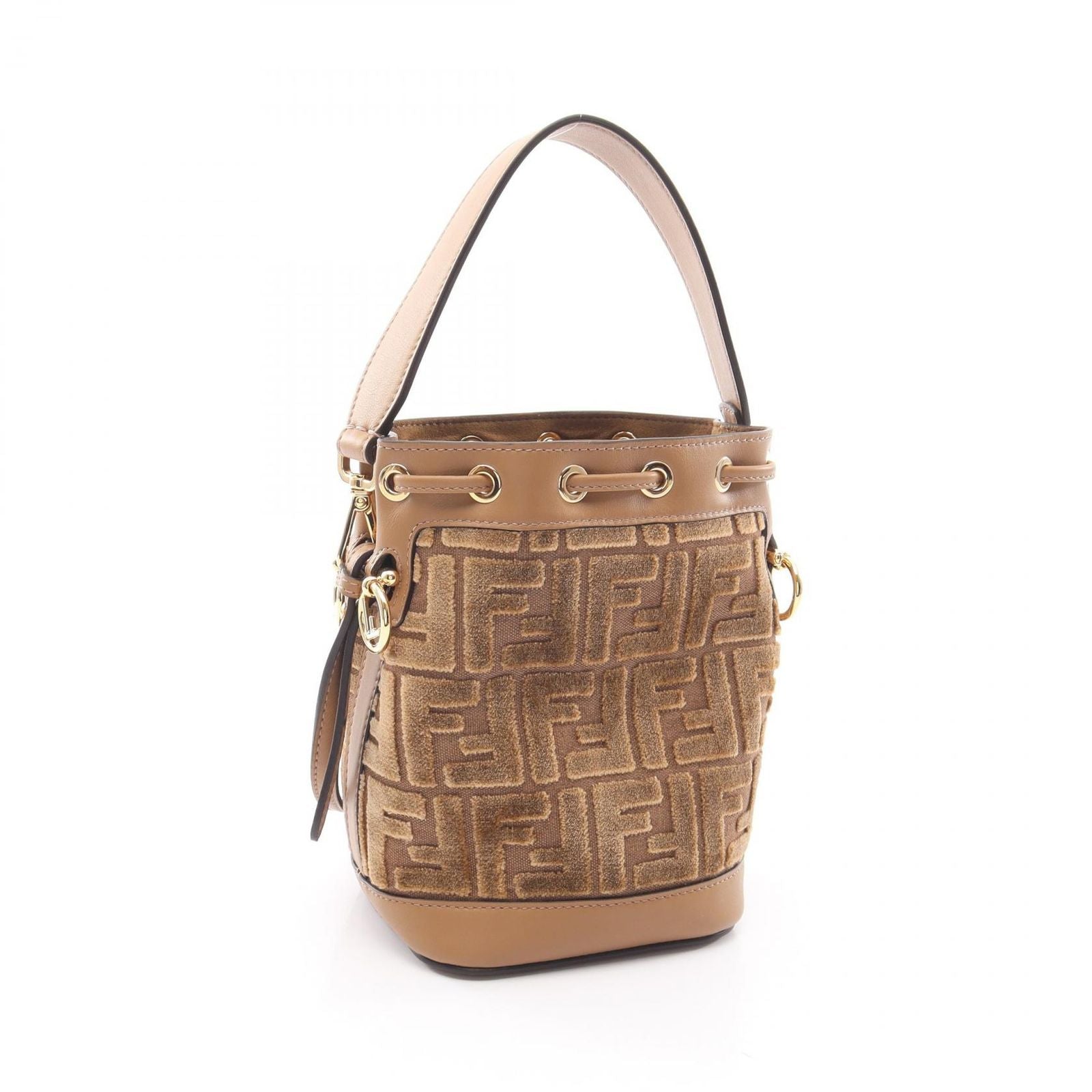Fendi Mini Mon Tresor Leather Shoulder Bag — view 2