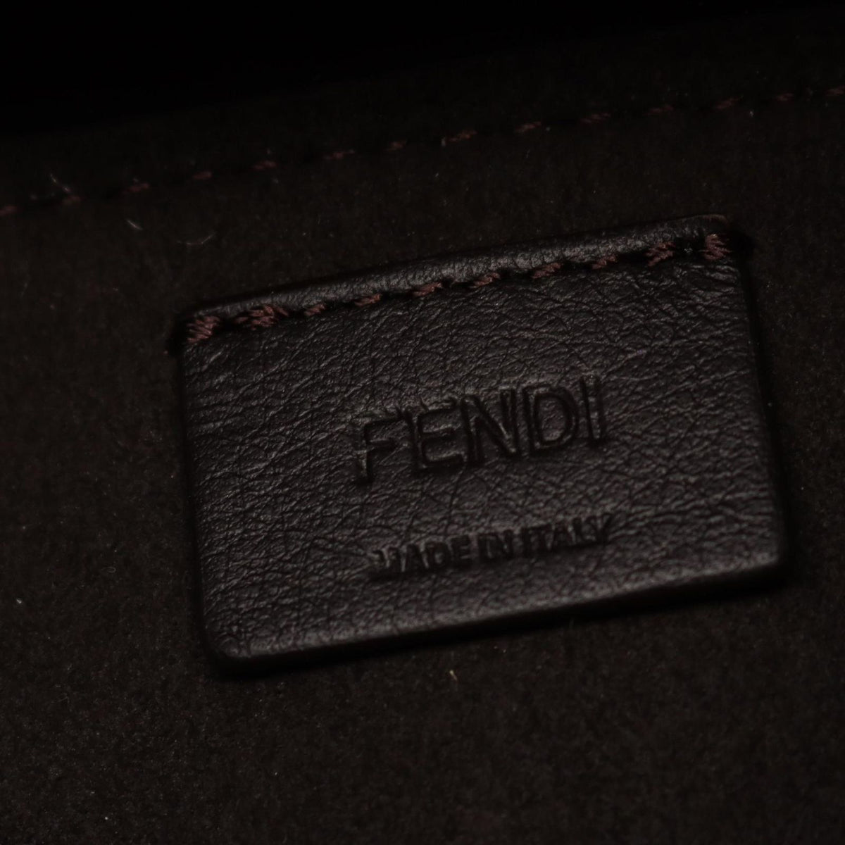 Fendi Shoulder Bag Origami Mini Canvas Leather — view 4