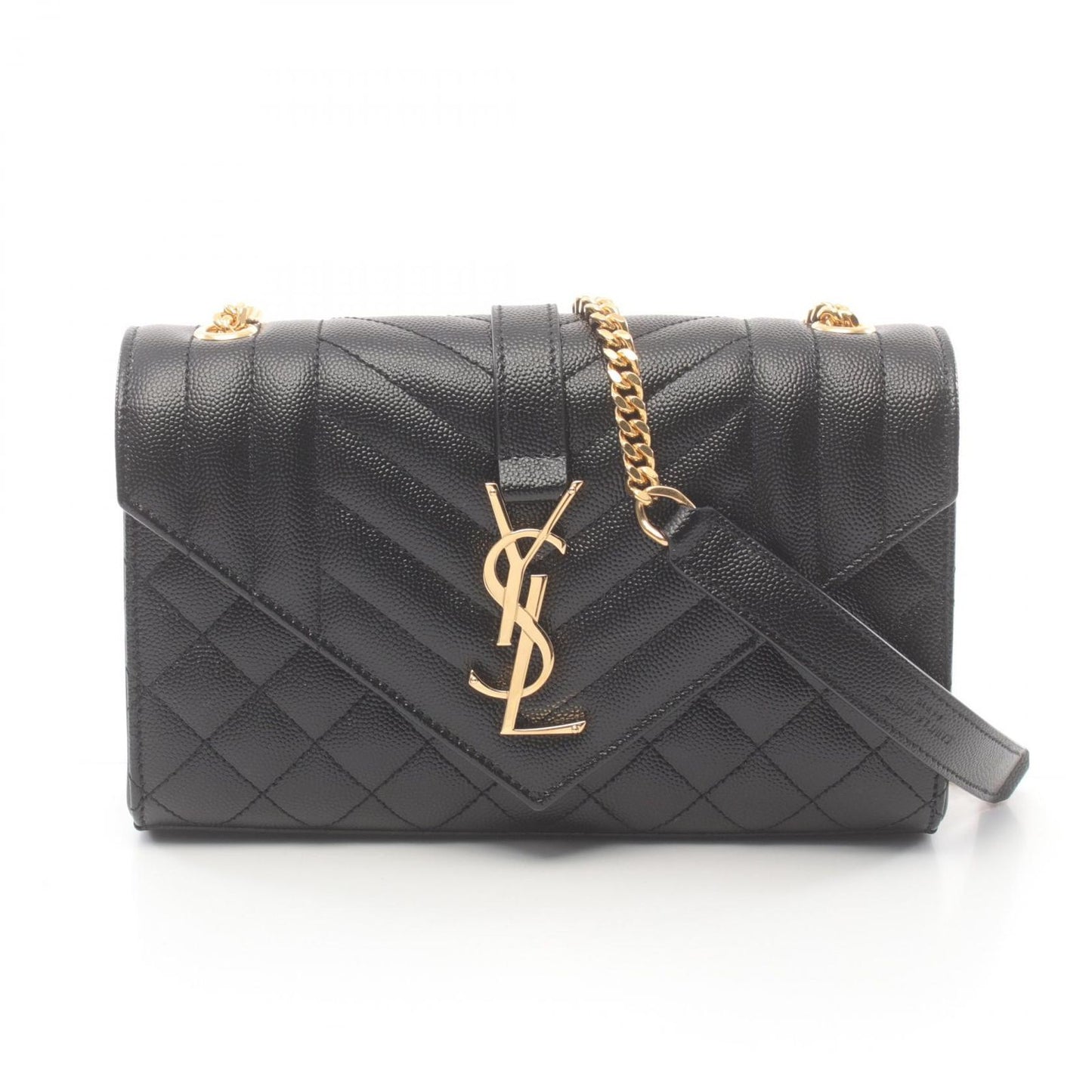Saint Laurent Paris Shoulder Bag Envelope Small Leather