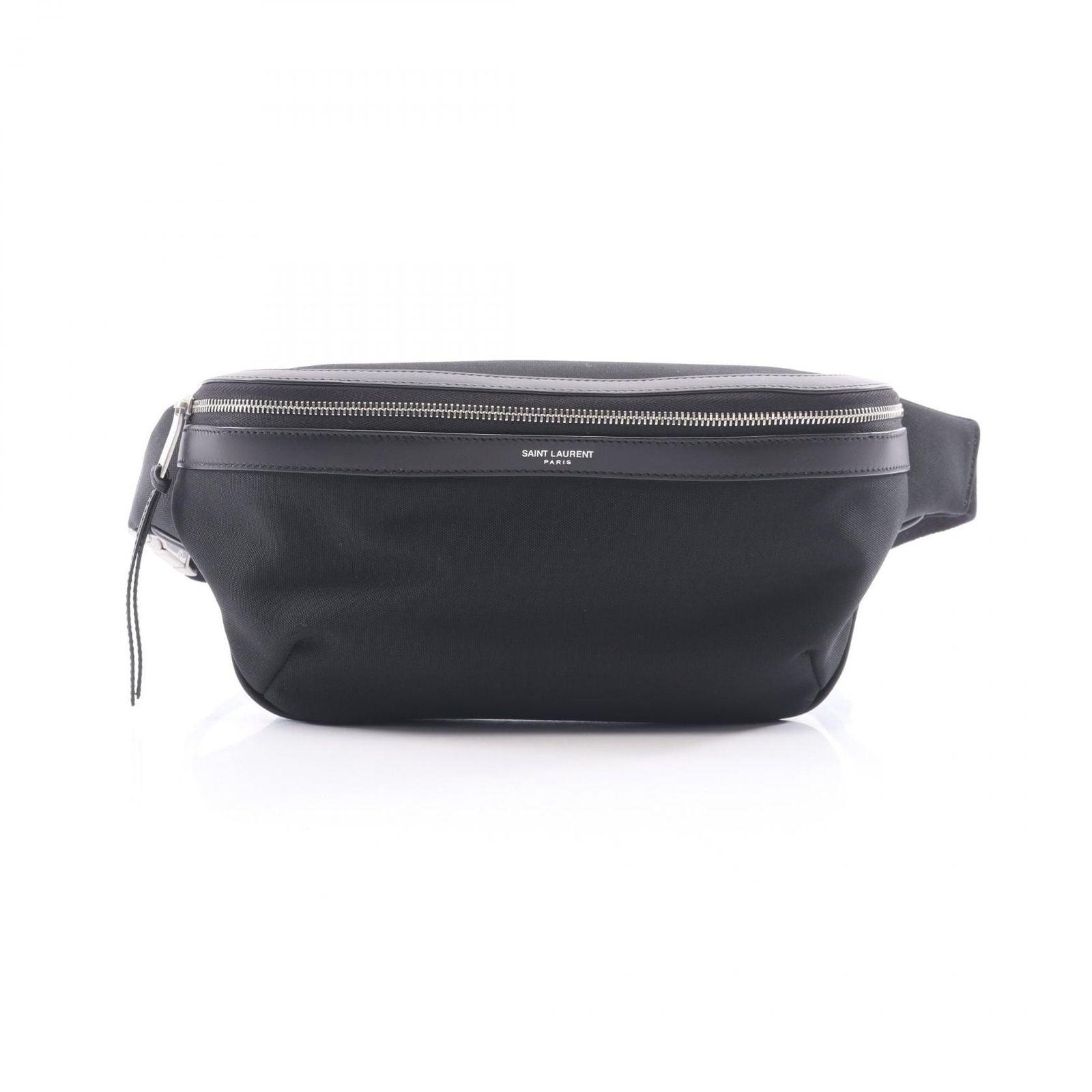 Saint Laurent Paris Waist Bag Canvas Leather