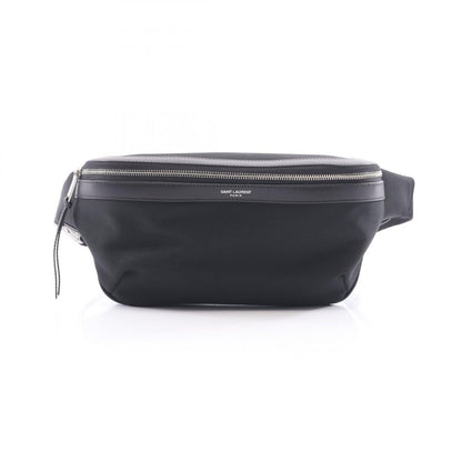Saint Laurent Paris Waist Bag Canvas Leather