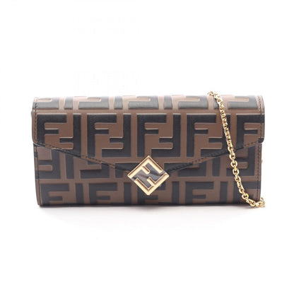 Fendi Shoulder Bag FF Diamond Leather