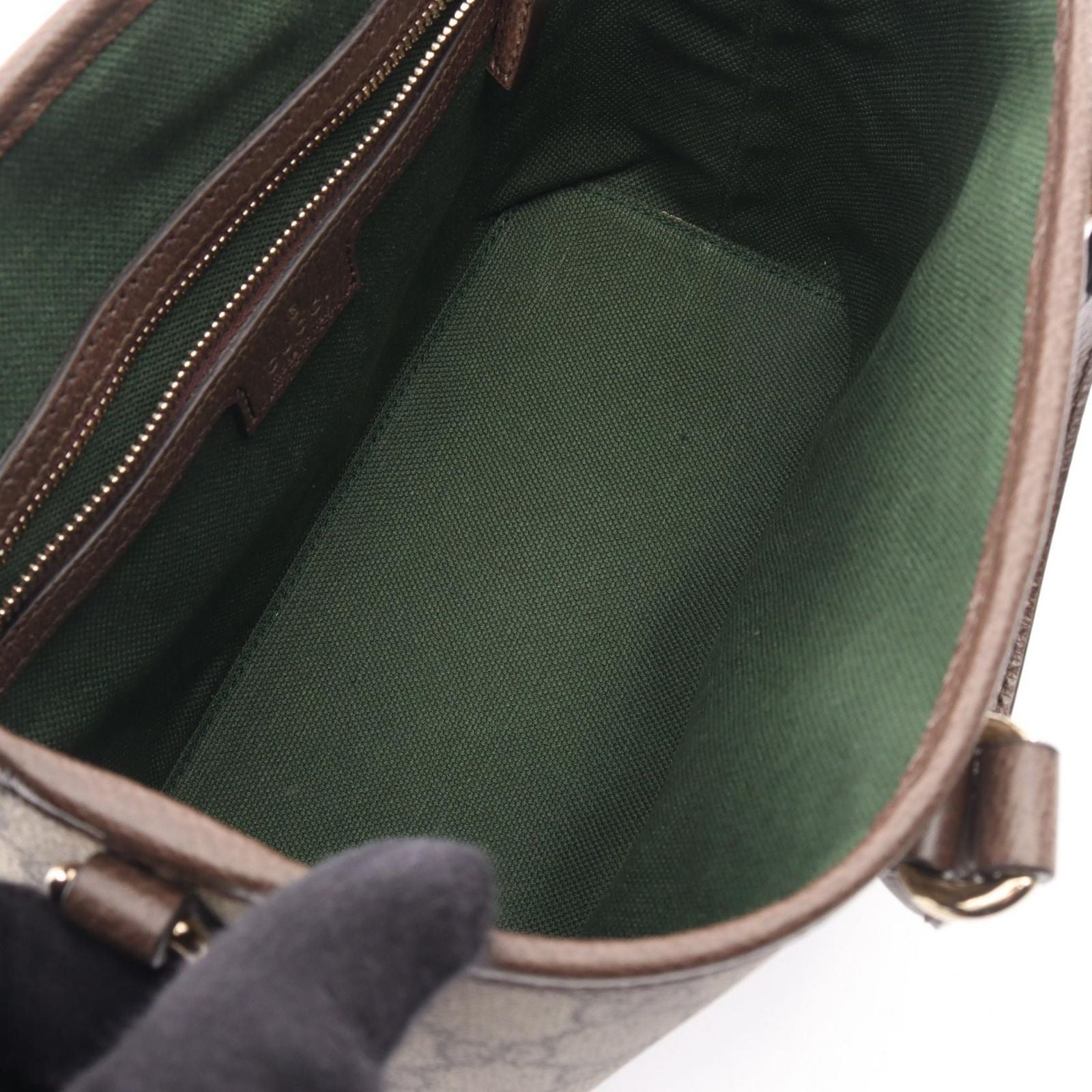 Gucci Tote Ophidia Small GG Supreme Leather Shoulder Bag — view 3