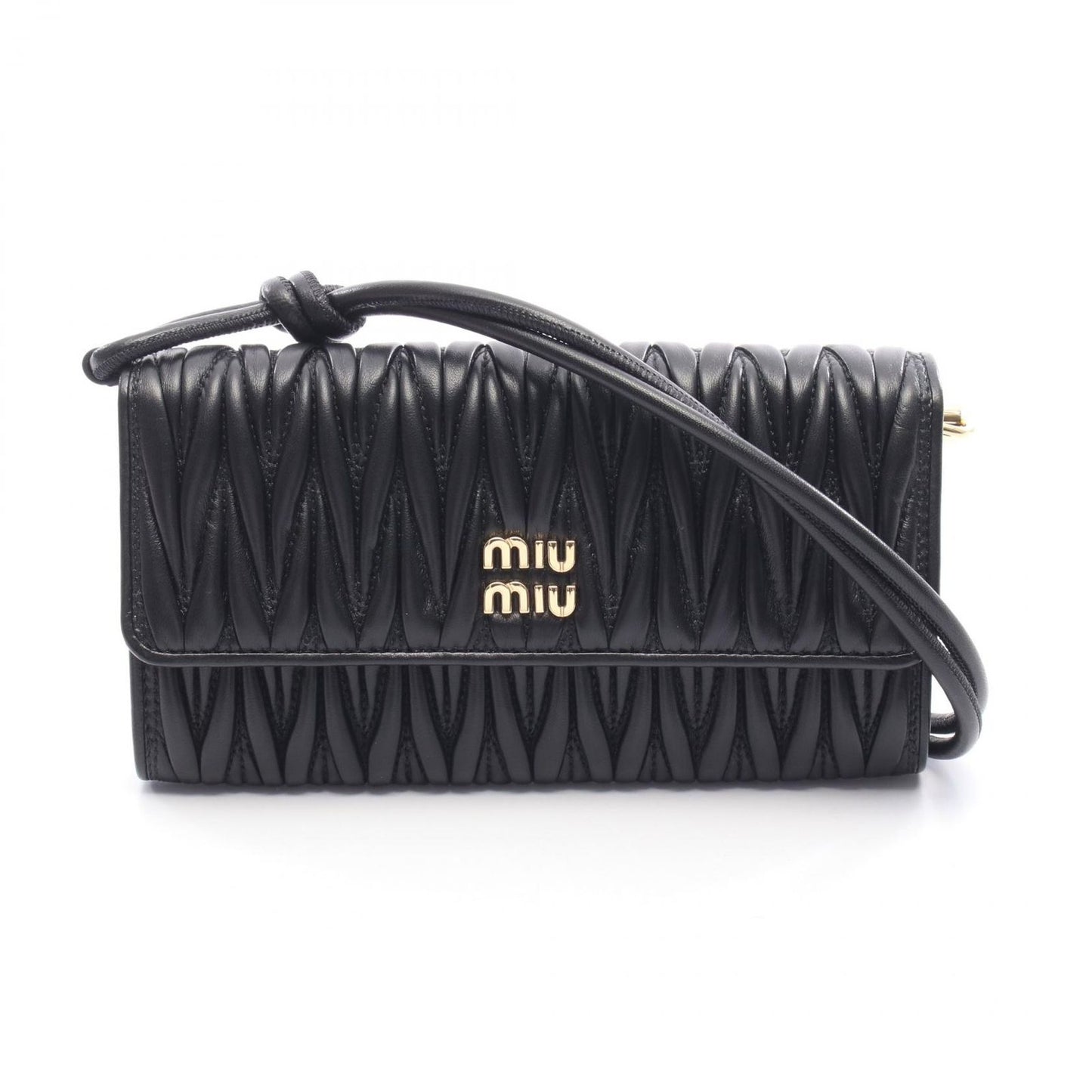 Miu Miu Shoulder Bag Matelasse Leather