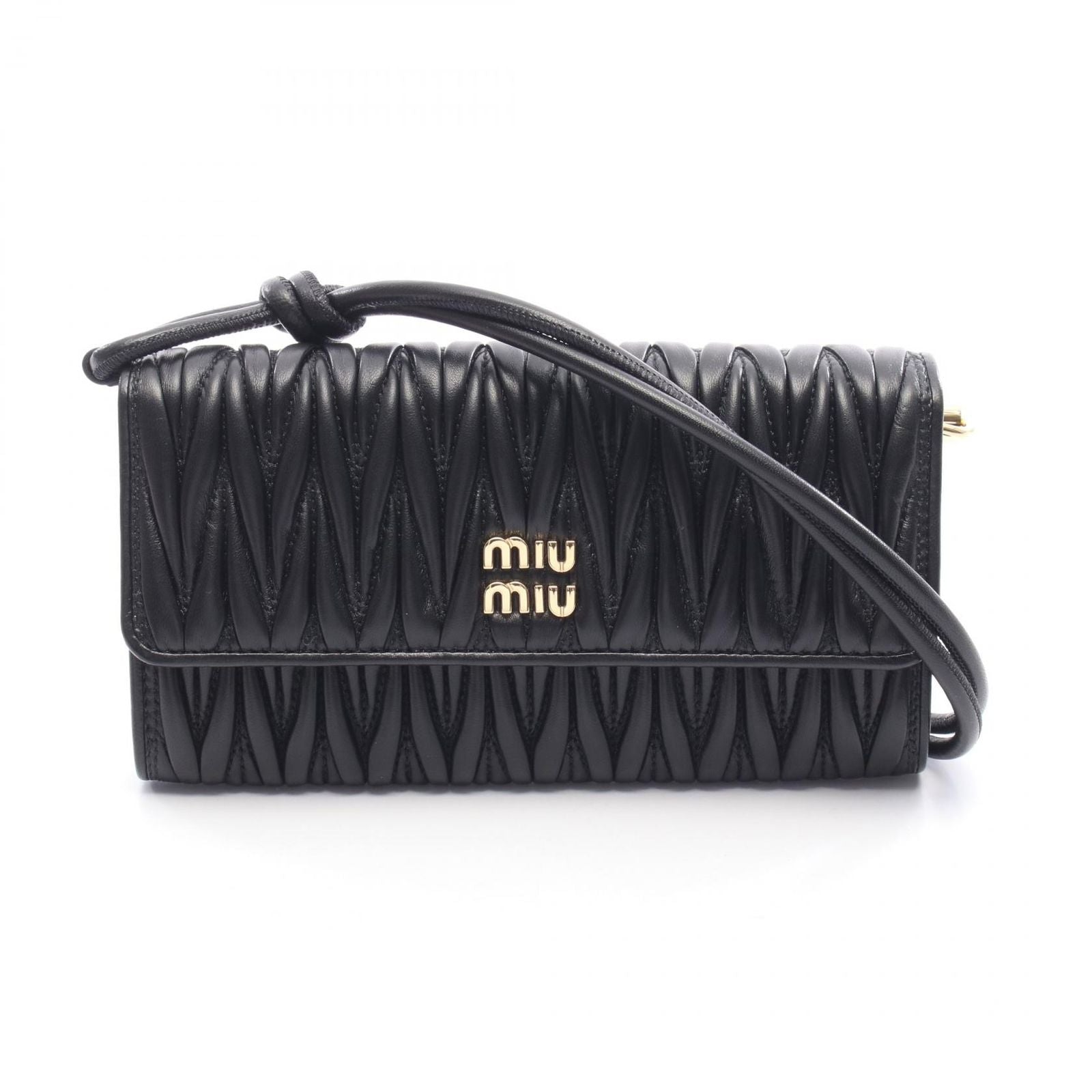 Miu Miu Shoulder Bag Matelasse Leather