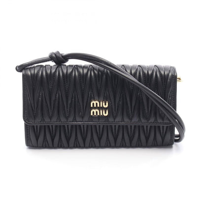 Miu Miu Shoulder Bag Matelasse Leather