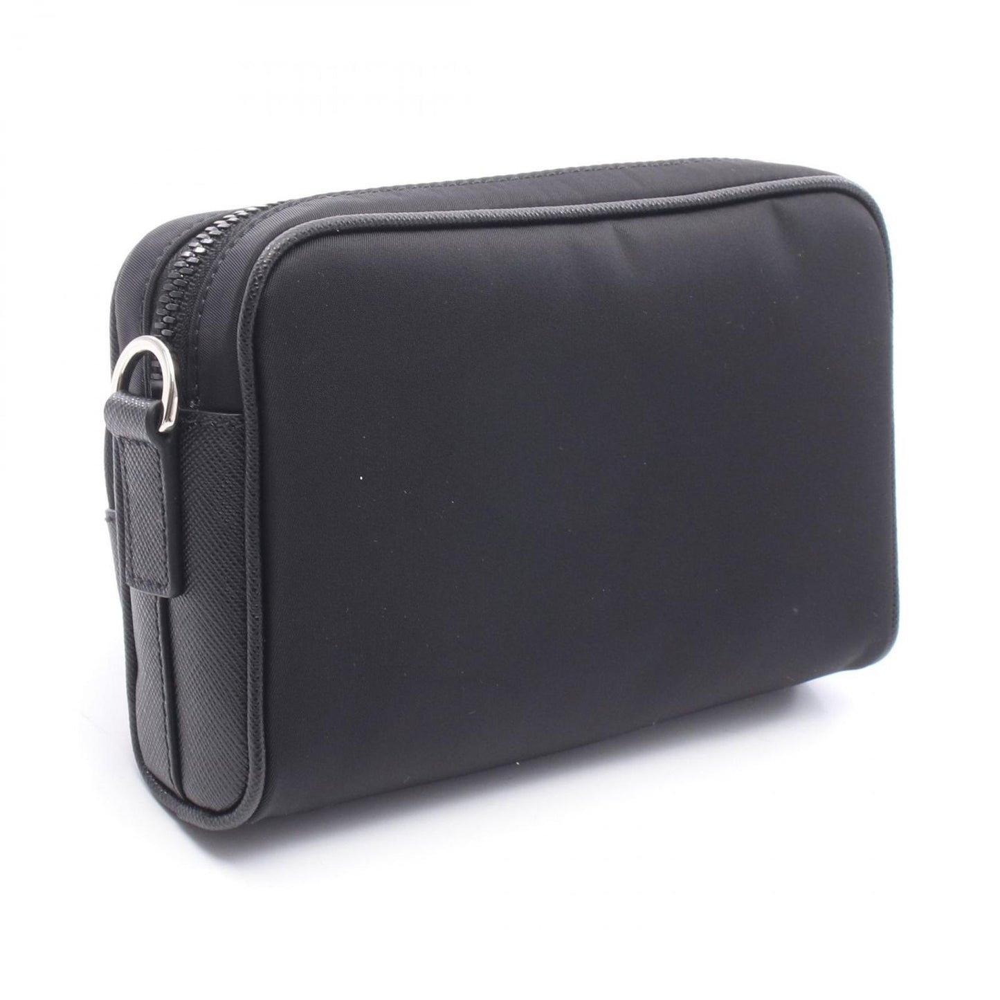 Prada Shoulder Bag Tessuto Nylon Saffiano Leather — view 2