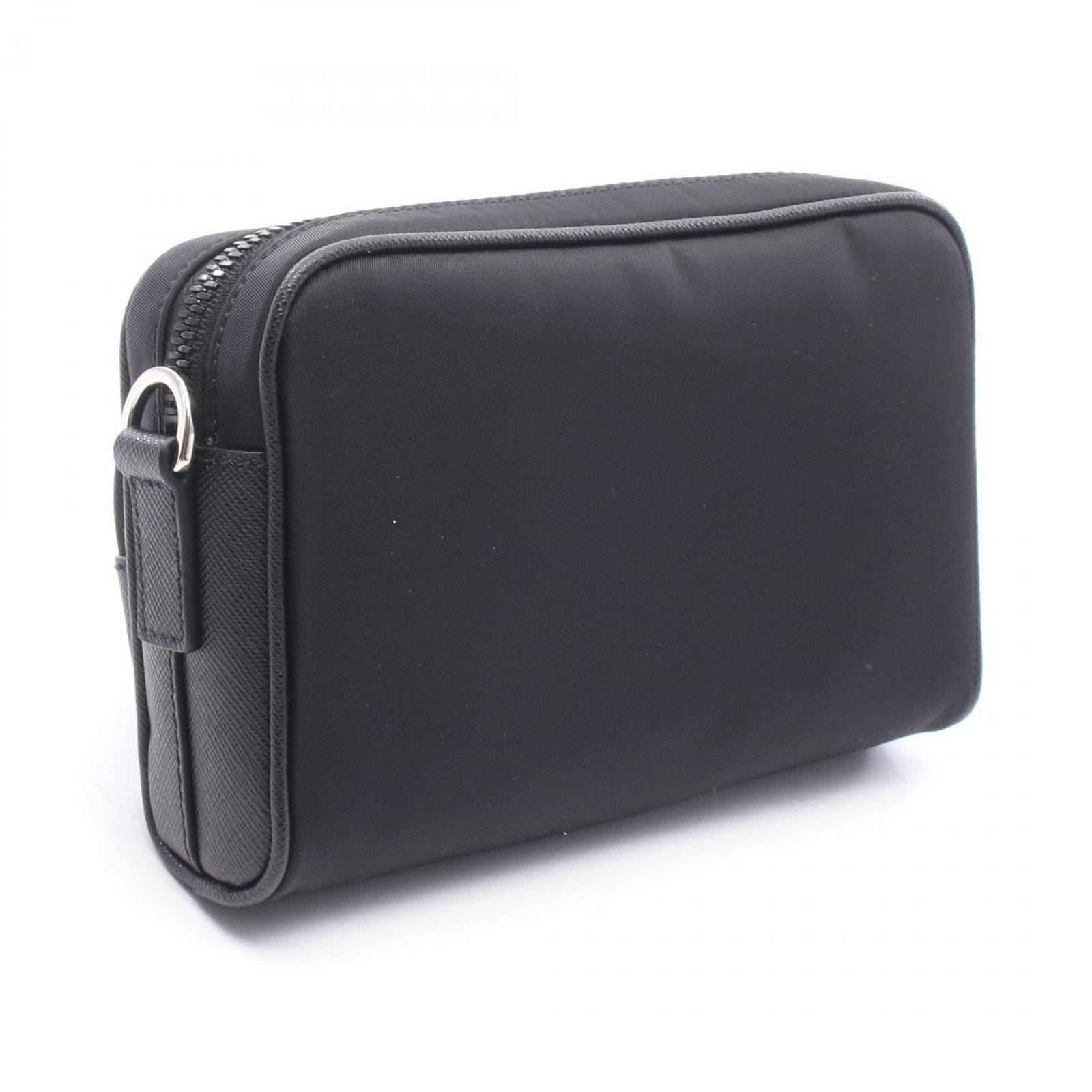 Prada Shoulder Bag Tessuto Nylon Saffiano Leather — view 2
