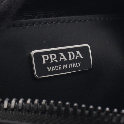 Prada Shoulder Bag Tessuto Nylon Saffiano Leather — view 4