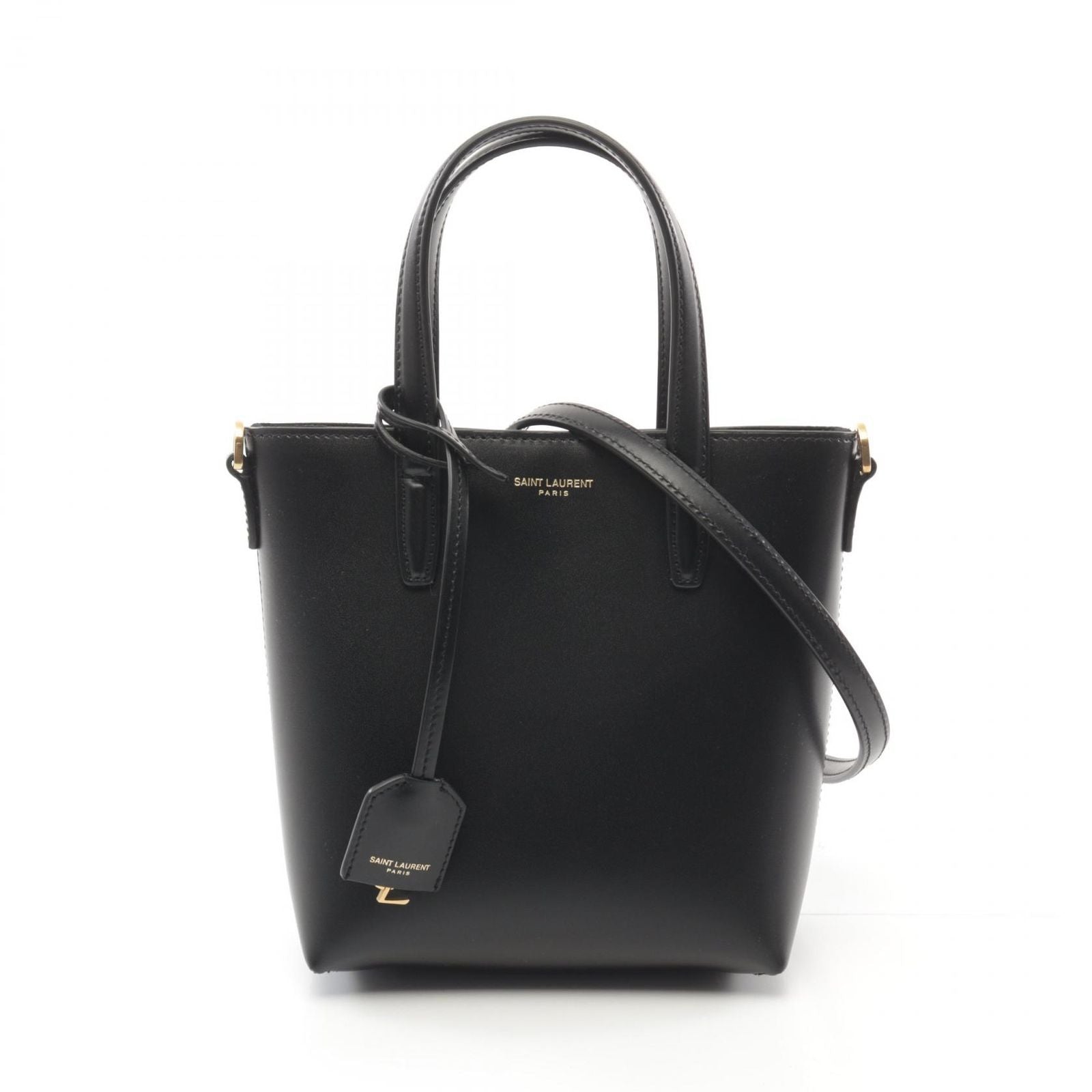 Saint Laurent Paris Mini Toy Shopping Leather 2-Way Shoulder Bag