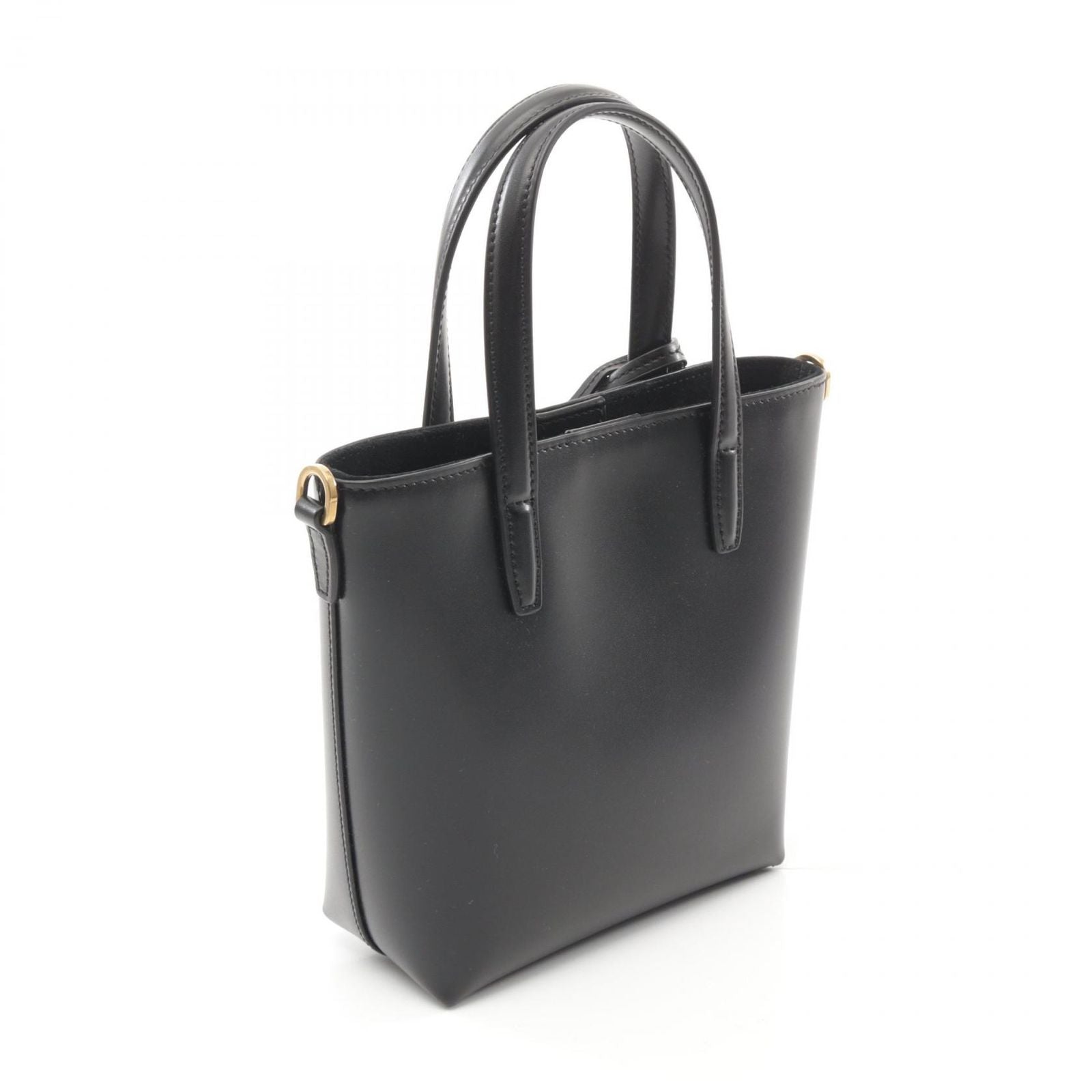 Saint Laurent Paris Mini Toy Shopping Leather 2-Way Shoulder Bag — view 2