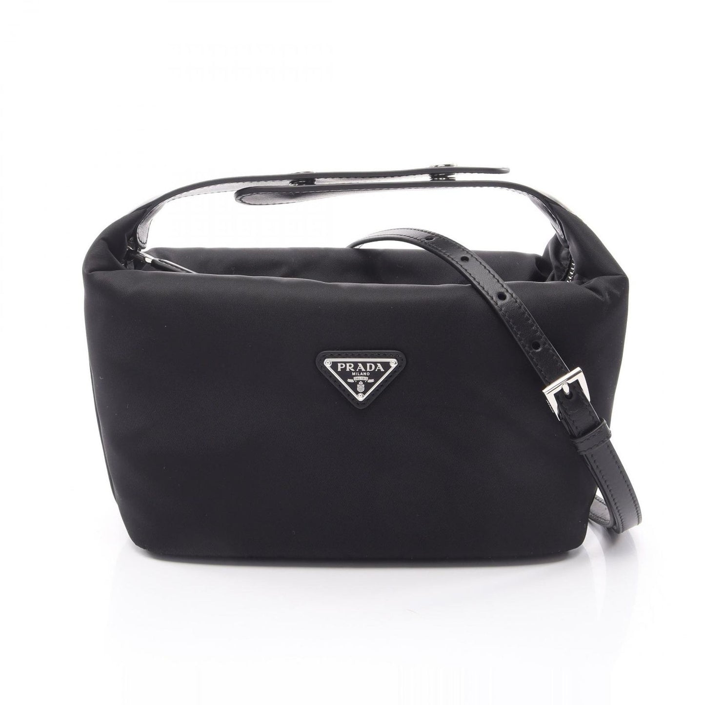 Prada Cheri Re-Nylon Leather Shoulder Bag