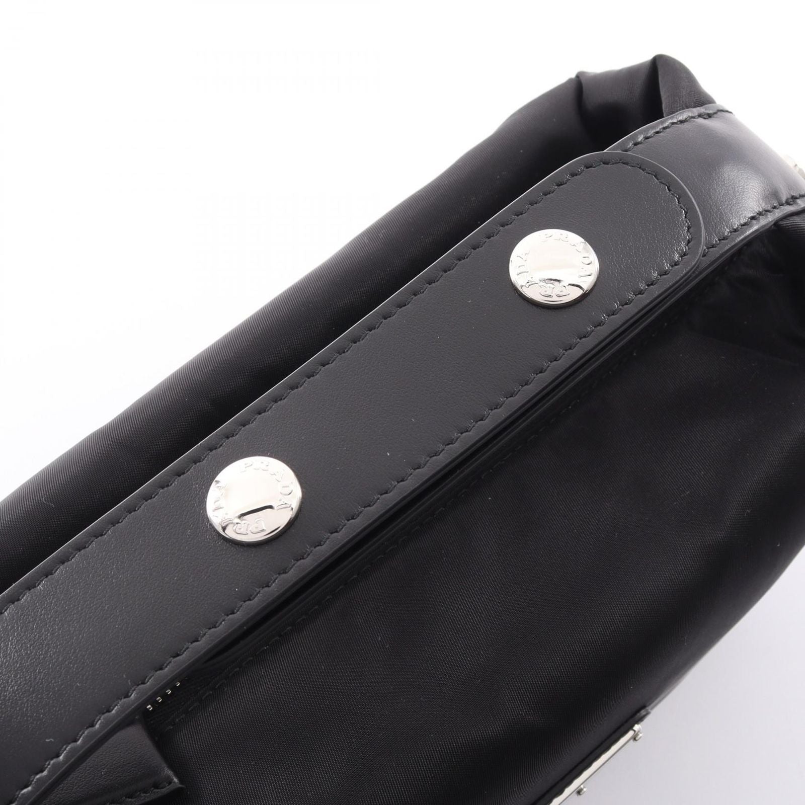 Prada Cheri Re-Nylon Leather Shoulder Bag — view 5