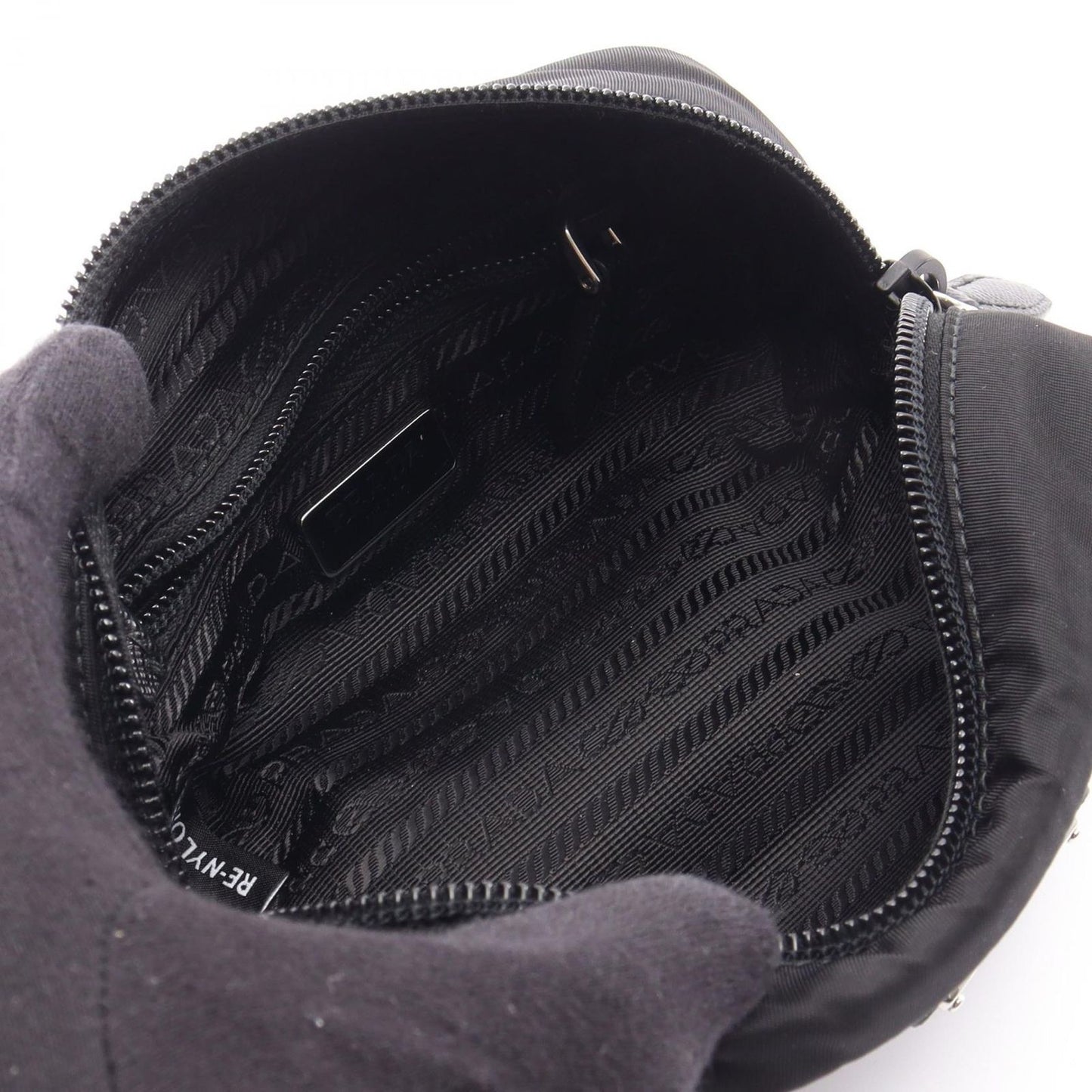 Prada Pouch Nylon Leather — view 3