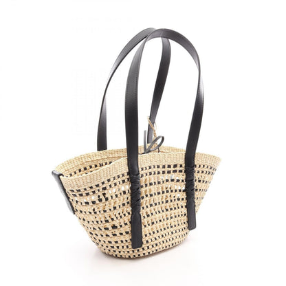 Loewe Tote Bag Paula's Ibiza Braid Basketbag Small Leather — view 2