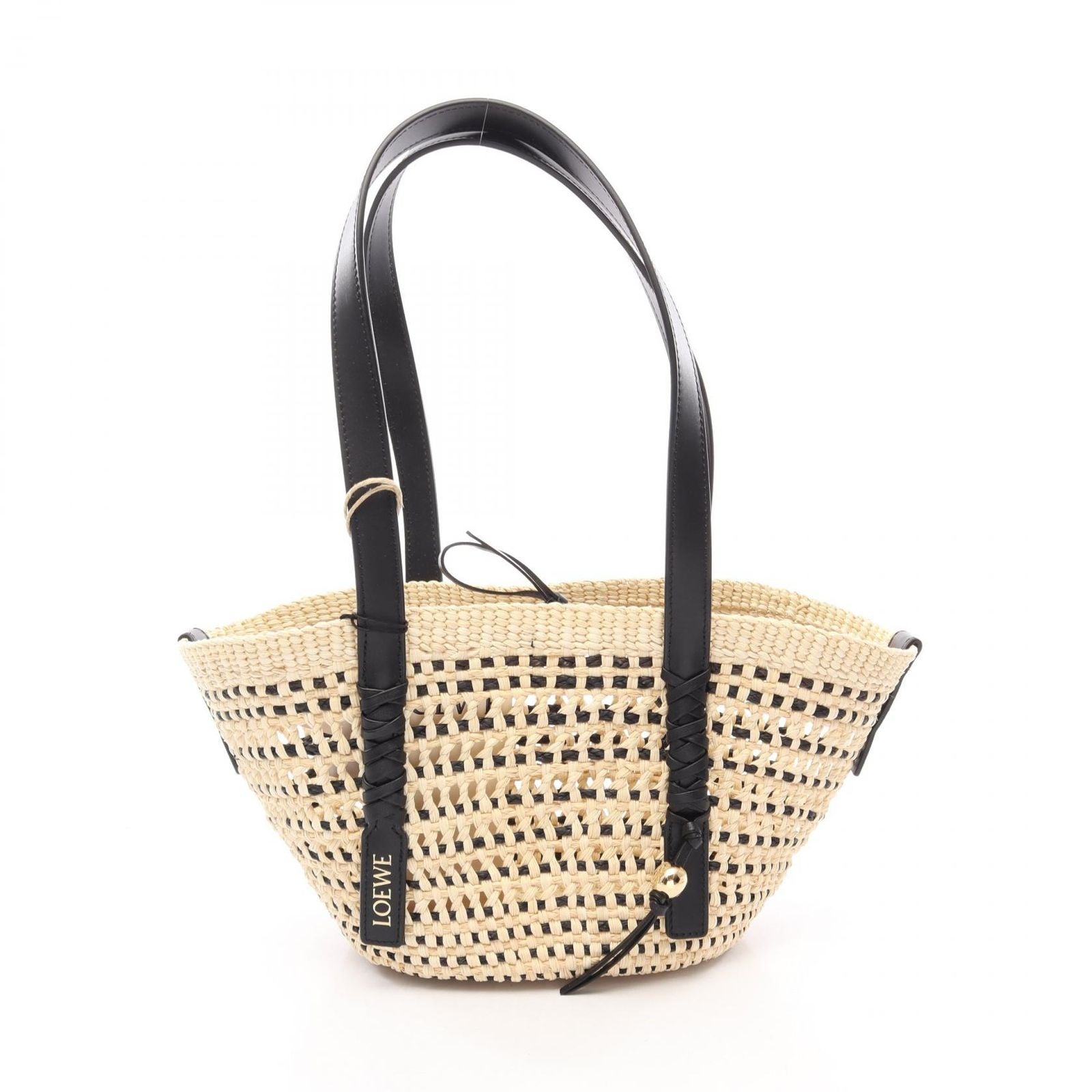Loewe Tote Bag Paula's Ibiza Braid Basketbag Small Leather