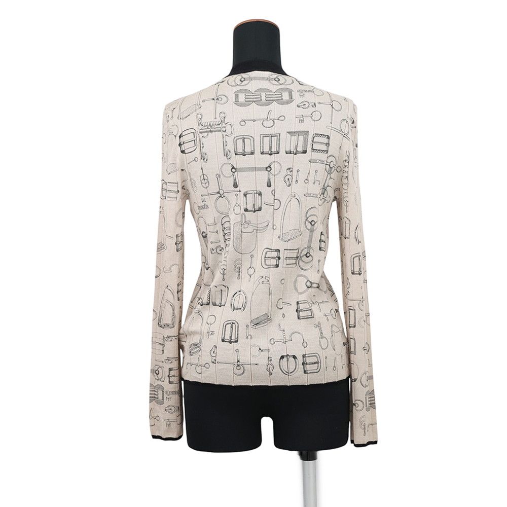 Hermes Cardigan Cahier du Colporteur Cashmere Silk 34 — view 2