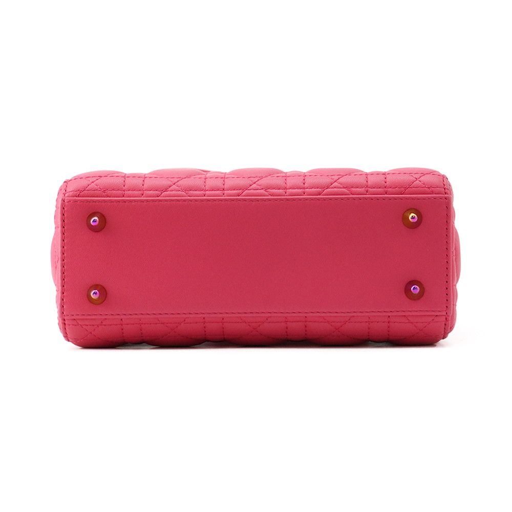 Dior Handbag Lady Cannage Small Lambskin 2-Way — view 3