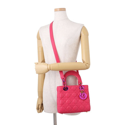Dior Handbag Lady Cannage Small Lambskin 2-Way — view 5