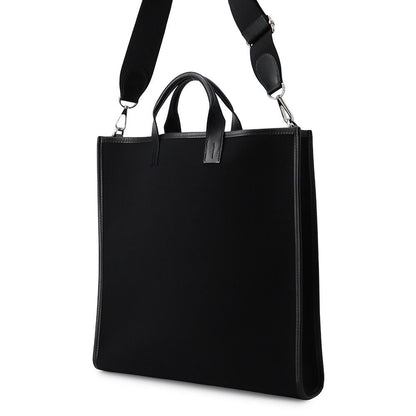Hermes Tote Bag Orison Record Black Silver Toile Officier Swift 2-Way — view 2