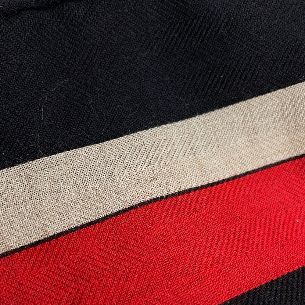Hermes Shawl Carre Geant 140 Coaching Cashmere Silk Black Scarf — view 3
