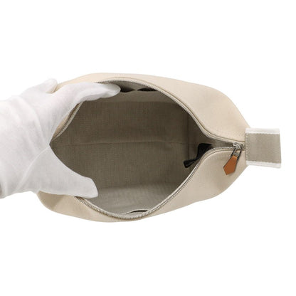 Hermes Pouch Bride-a-Brac PM Natural Silver Canvas Case — view 5