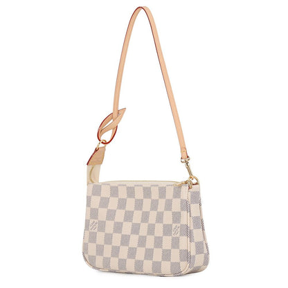 Louis Vuitton Handbag Damier Azur Pochette Soir Pouch — view 2